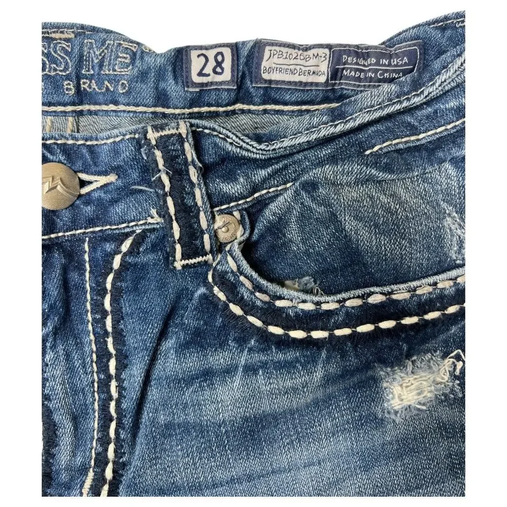 Miss Me Boyfriend Bermuda JPB1026BM-3 Size 28 - Picture 3 of 7